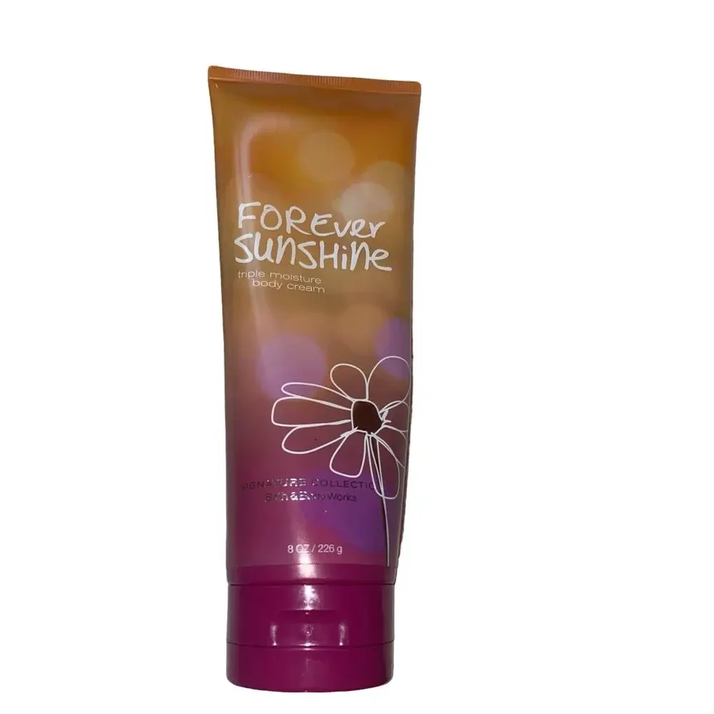 Bath & Body Works FOREVER SUNSHINE Triple Moisture Body Cream 8 Oz